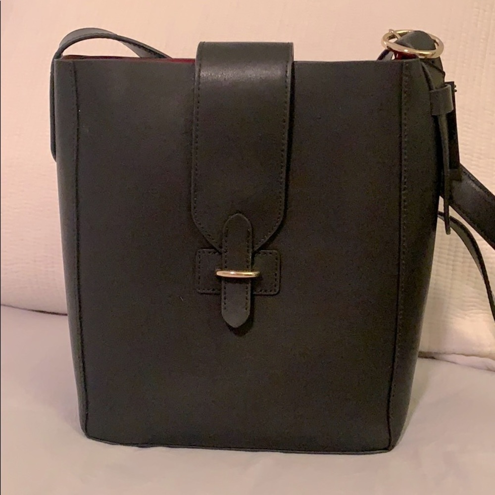 Black long strap Banana Republic purse